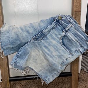High Waisted Shorties for summer! Light Denim cutoffs | size: 12US